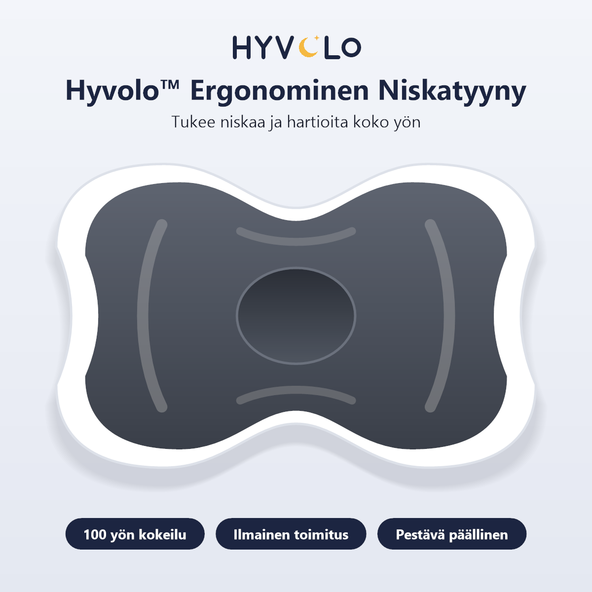 Hyvolo™ Ergonominen Niskatyyny
